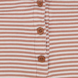 T-Shirt Long Sleeved Flutterby Brown Stripe