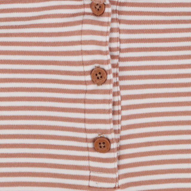 T-Shirt Long Sleeved Flutterby Brown Stripe