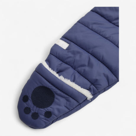 Pramsuit Blue Quilted with Fleece Lining
