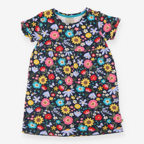 Skater dress navy floral