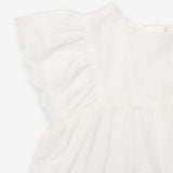 Dress Cream with Brown buttons and Bloomers