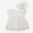 Dress Cream with Brown buttons and Bloomers