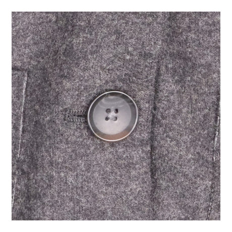Jacket Charcoal Wool Blend Structured Patch Pocket