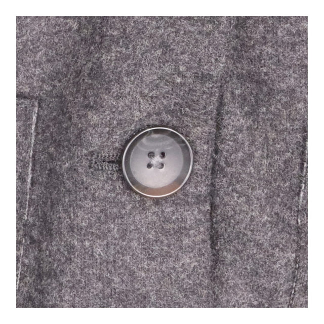 Jacket Charcoal Wool Blend Structured Patch Pocket