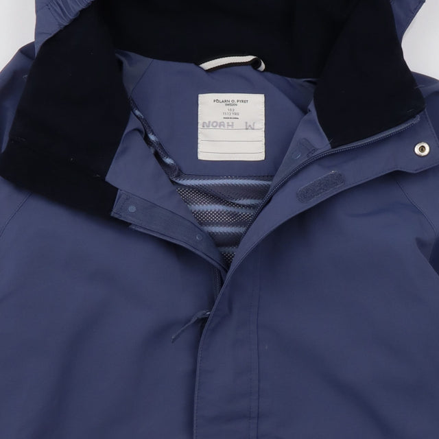 Blue Shell Jacket Striped Lining 