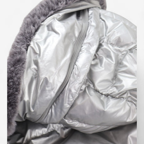 Coat Puffer Silver Respira