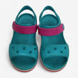 Crocs Aqua & Pink Velcro Strap