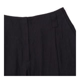 Culottes Akira Pinstripe Washed Black High Waist W