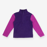 Fleece Half Zip Purple