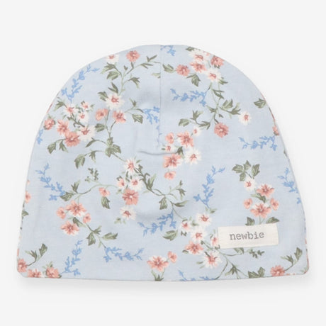 Baby Hats Blue Floral and Striped 