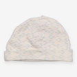 Baby hat white white blue small line