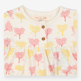 Dress Long Sleeve Trees of Hearts