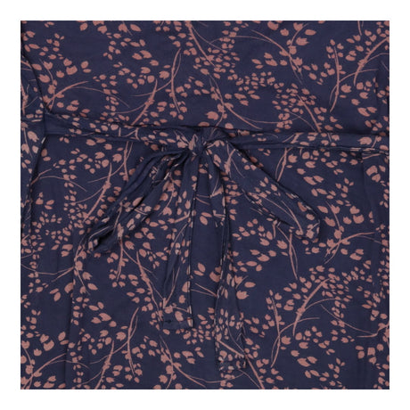 Dress navy blue with pink florals nursing 