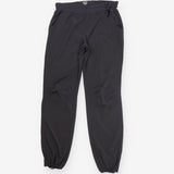 Black Joggers Side Drawstring Cuffable Legs