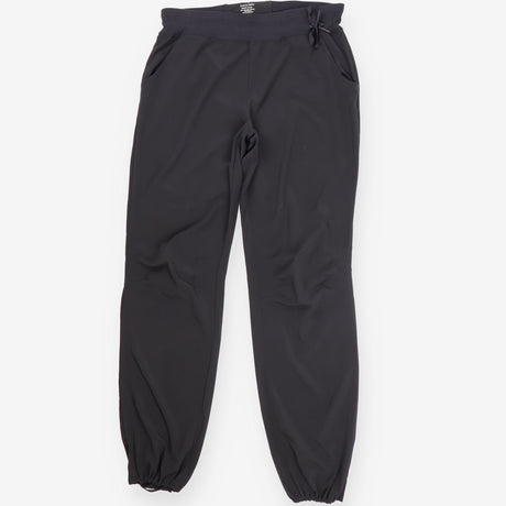 Black Joggers Side Drawstring Cuffable Legs