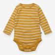 Bodysuit Long Sleeve Yellow Stripe