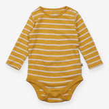 Bodysuit Long Sleeve Yellow Stripe
