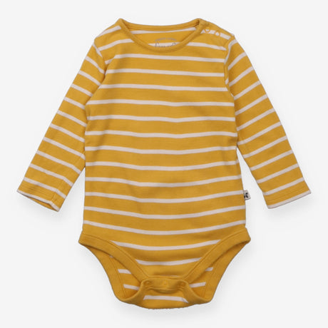 Bodysuit Long Sleeve Yellow Stripe
