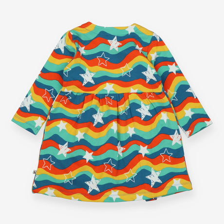 Dress jersey rainbow wave with stars