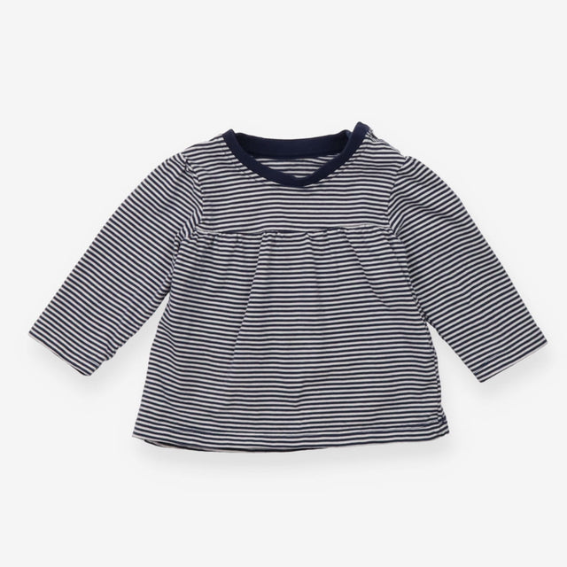 Dress jersey navy white striped