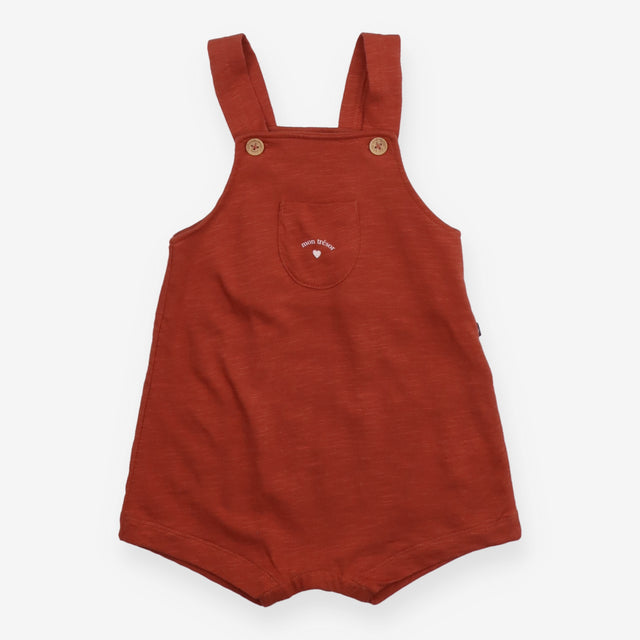 Dungarees Shortie Jersey Brown