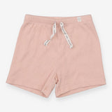 Pink Ribbed Shorts