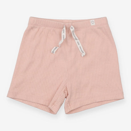 Pink Ribbed Shorts