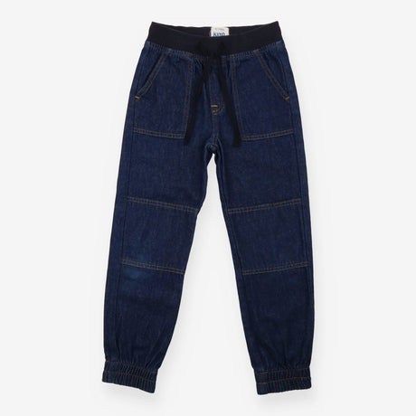 Jeans Pull on Mid Rinse 