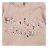 Beige wonderful things hoodie