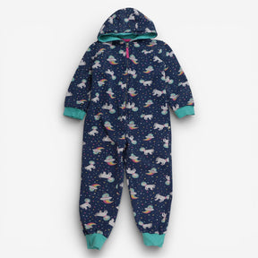 Snugglesuit blue unicorns in space