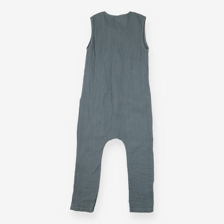Seersucker romper sea green