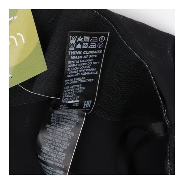 nu-in x Stefanie Geisinger Coated Denim Black Belt
