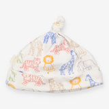 Colourful safari animals baby hat 
