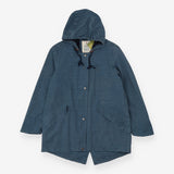 Blue Striped Bowsprit Raincoat | Hooded with Dippe