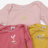 Bodysuits Yellow and Pink Super Doudou 3-Pack