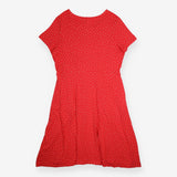 Red Polka Dot Organic Cotton Jersey Dress