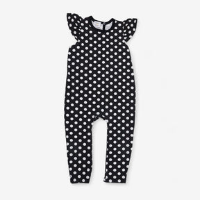 Black and White Spot Romper 