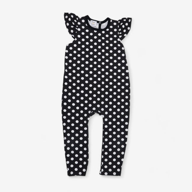 Black and White Spot Romper 