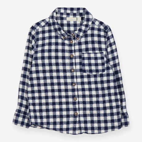 Shirt Flannel Blue Check