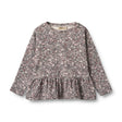 Purple Stone Flowers Carolina T-shirt L/S