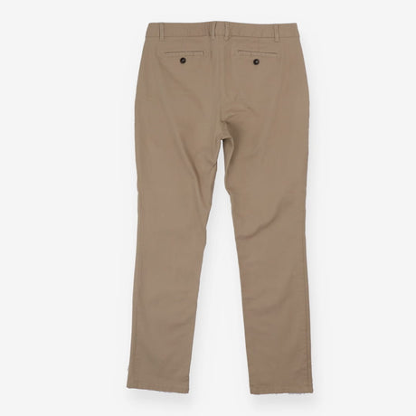 LONG Straight Leg Sand Chinos – Classic Mid‑Rise C