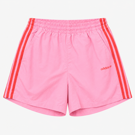 3 Stripes Nylon Runner Shorts Pink