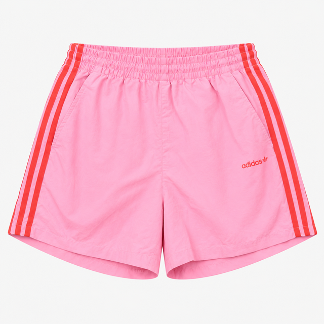 3 Stripes Nylon Runner Shorts Pink
