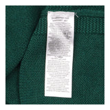 Green Textured Knit Sleeveless Sweater Vest