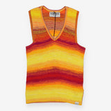 Knitted Vest Top & Shorts Co Ord Multicolour Space
