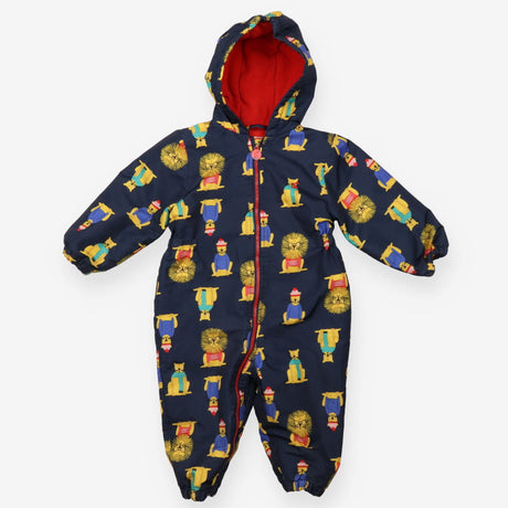 Fleece Lined Lion Pramsuit