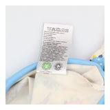 Baby Tie Knot Hat Dinosaurs Blue Trim