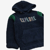 Hoodie Navy Fleece Explore