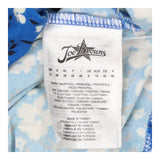 Joe Browns Blue White Floral Jersey Short Sleeve M