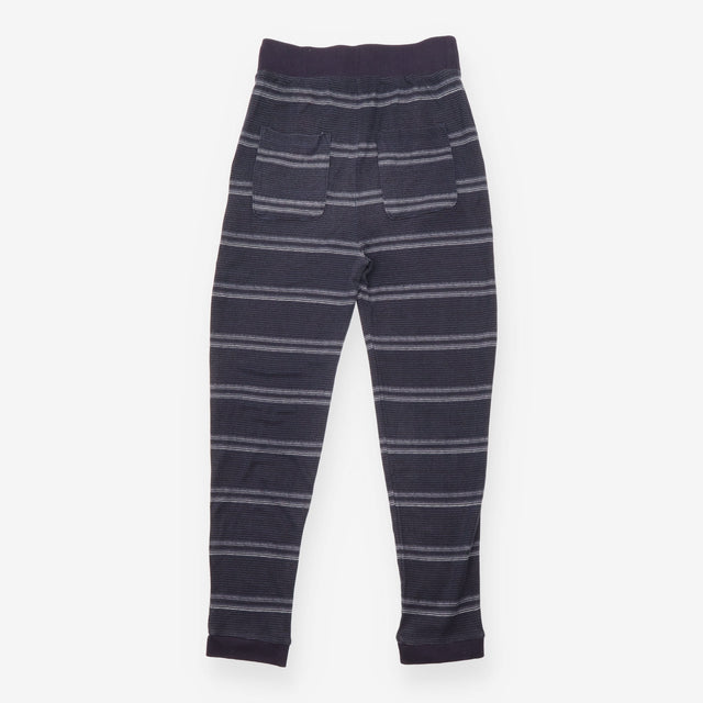 Navy Striped Sailor Button Top and Trousers Set